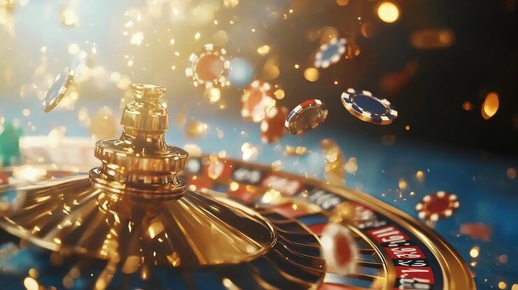 Cascade chain animation showing multiple symbol matches in Sweet Bonanza